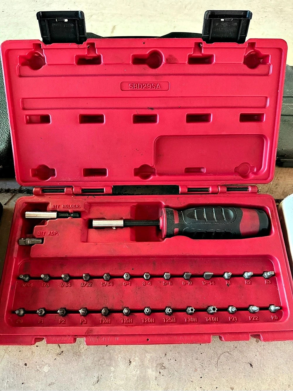 MAC Tools 29-Pc. MAC-GRIP 1/4" Hex Bit Driver Set 29-Piece Hex Bit Driver Set